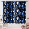 Red White Striped Curtains Vertical Stripe Geometric Modern Chic Style Curtain Bedroom Living Farmhouse Made Of Polyester Window Treatment