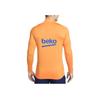Nike Barcelona Football Training Long Sleeve T-Shirt With Zippered Logo Print Men Tops Orange DH7682-837
