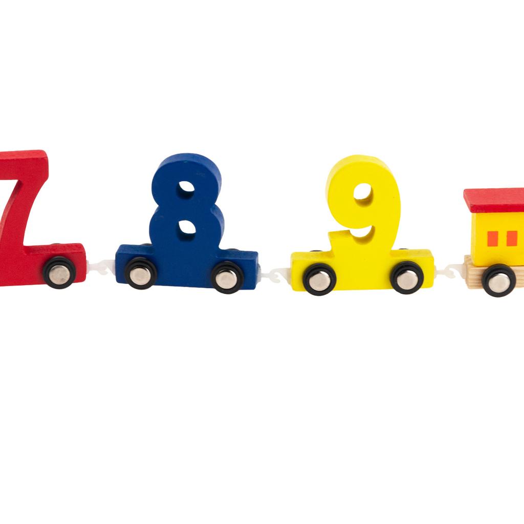 TG50037 Wooden Train Locomotive Learning Numbers