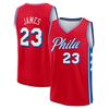 Men Women Sixers James 23 Sleeveless Basketball Jersey, Y2K Sports Fan Streetwear, Loose Tank Top Quick Dry Mesh Shirt