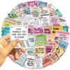 50 Self-affirmation Motivation Tags Graffiti Stickers Personalized Decoration Guitar Laptop Suitcase DIY Waterproof