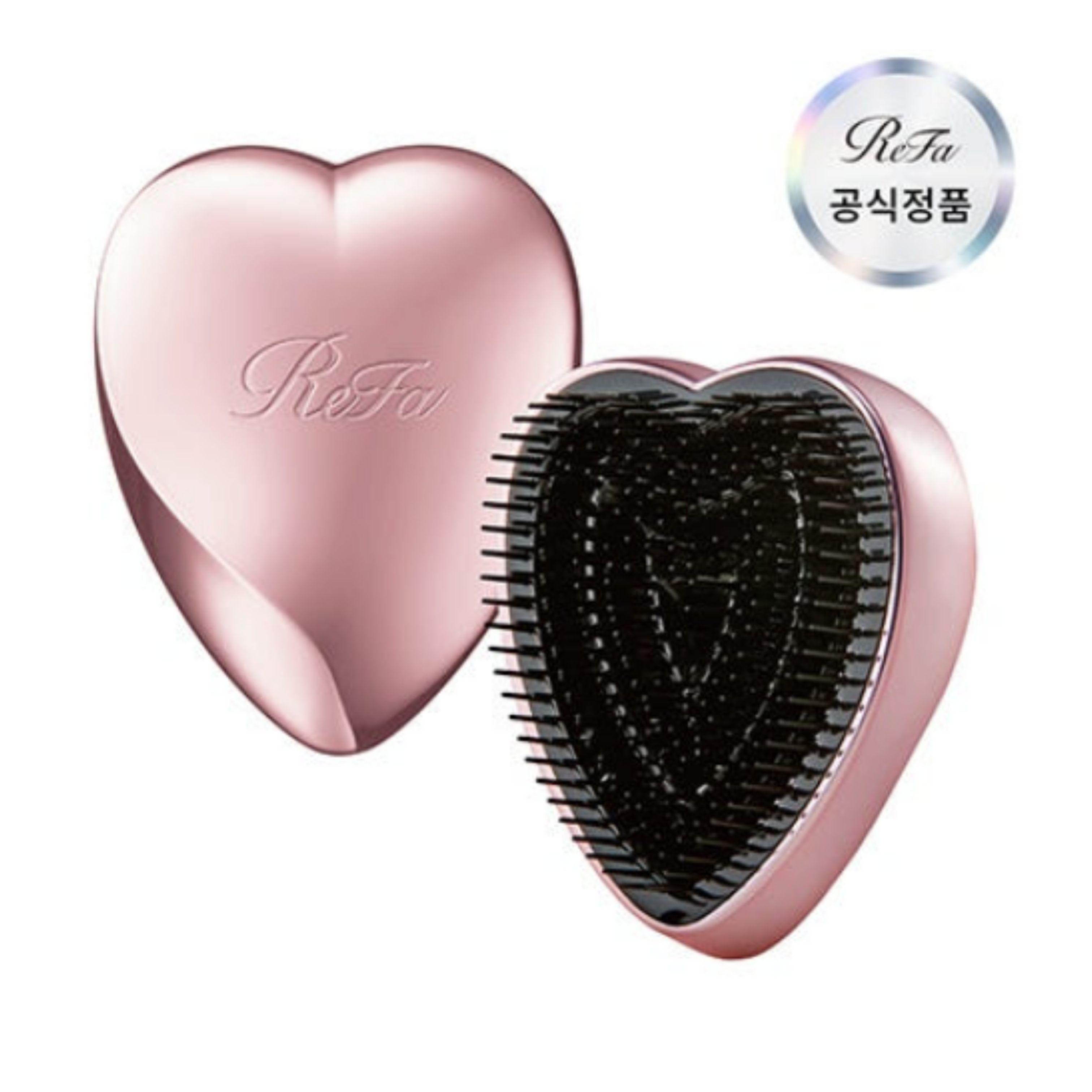 ReFa HEART BRUSH Портативная распутывающая расческа для волос (7 цветов) 01 Rose Gold