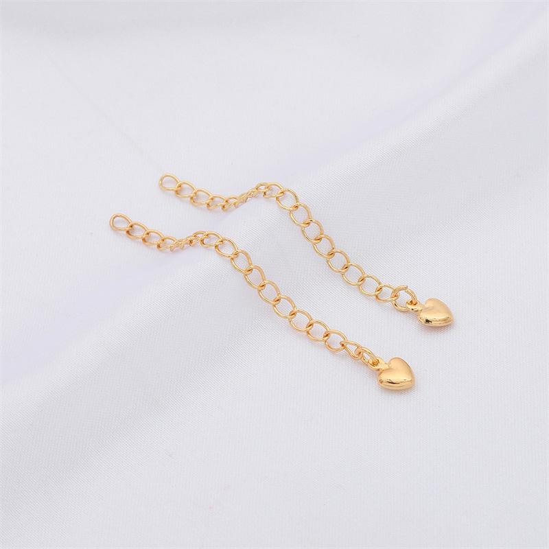 Copper-Plated Gold-Filled Adjustable Extension Chain for Bracelets and Necklaces