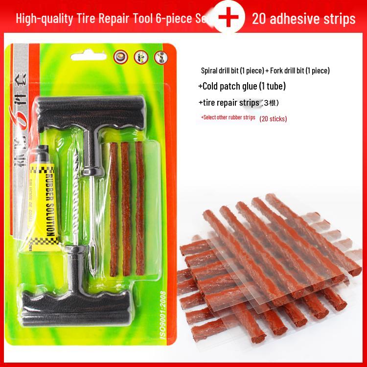 Self-Adhesive Tubeless Tire Repair Mushroom Patch for Motorcycles
