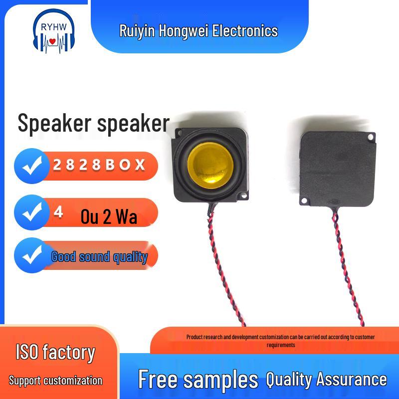 

2828BOX 2-ваттный широкополосный автомобильный динамик, 8/4 Ом, модуль голосового управления AI Smart Home, высококачественный звук