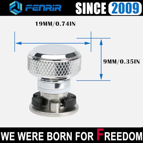 FENRIR Motorrad Schnellverschluss Sitzschraube 304 Edelstahl Passend für Harley Davidson 1997-2009 Street Glide Road Glide Road King Low Rider Fat