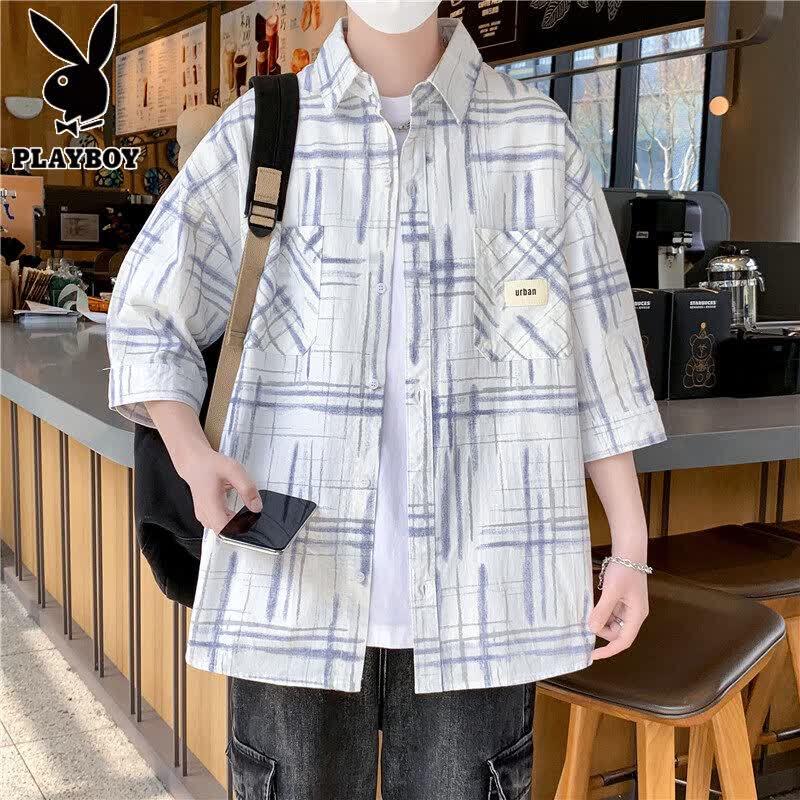 PLAYBOY Men s Casual Cotton Tops 2XL