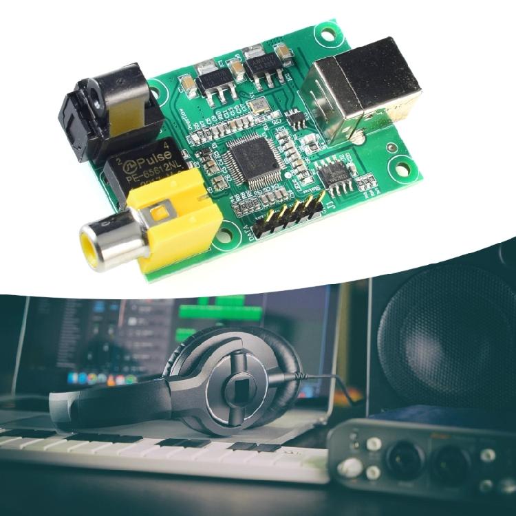 LJMSA9123 USB Auditory Adapter With SPDIF And I2S Outputs Ensures 24BIT 192KHz Losslessly Sound