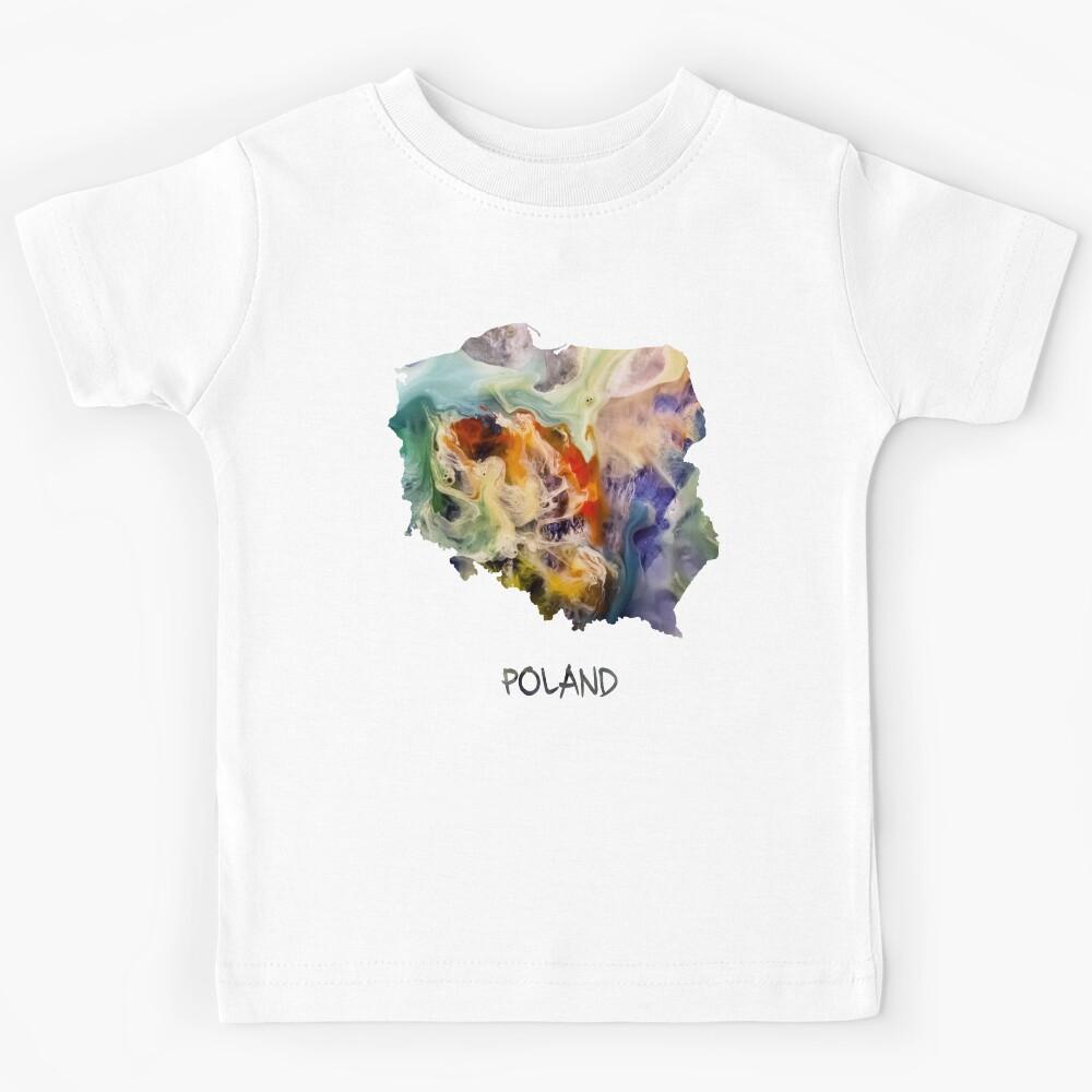 Map of Poland Kids T-Shirt 120