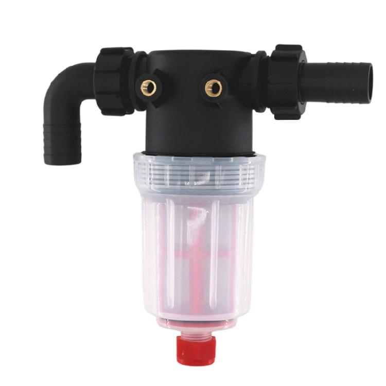 Garden Maintenance Strainer Assembly with Visible Cup and Removable Screen Insert for Daily Service and Field Care