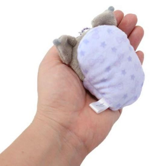 Sanrio Okurumi Baby Sleeping Swaddling Mascot Character Keyring Key Holder Directly Imported from Japan, a Popular Character In Korea