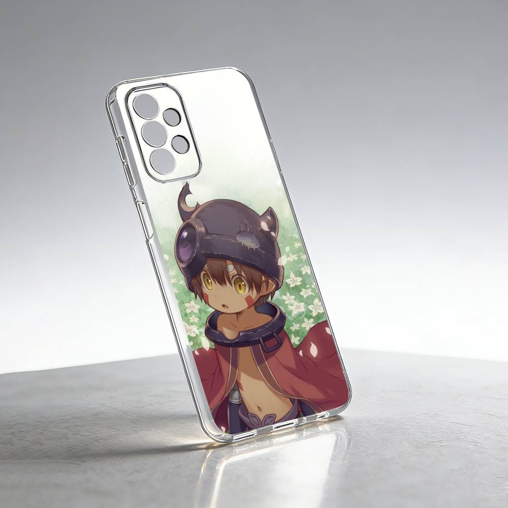 M-MADE IN A-ABYSS Reg Phone Case Transparent Silicone Soft For Samsung S25,S24,S21,S22,S23,S30,Ultra,S20,Plus,Fe Samsung S20plus5G