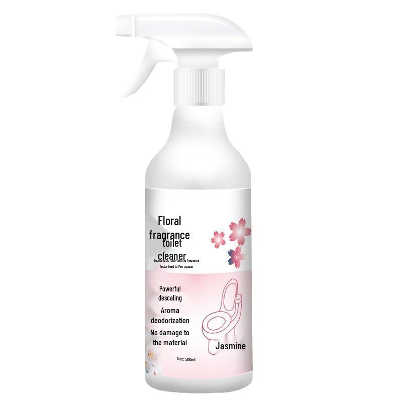Floral Scent Toilet Bowl Cleaner & Deodorizer - Liquid Stain Remover & Descaler