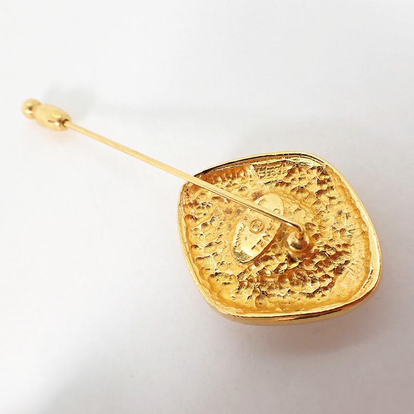 [Używany] CHANEL/Chanel Cyrkoniowa przypinka broszka/j16-24