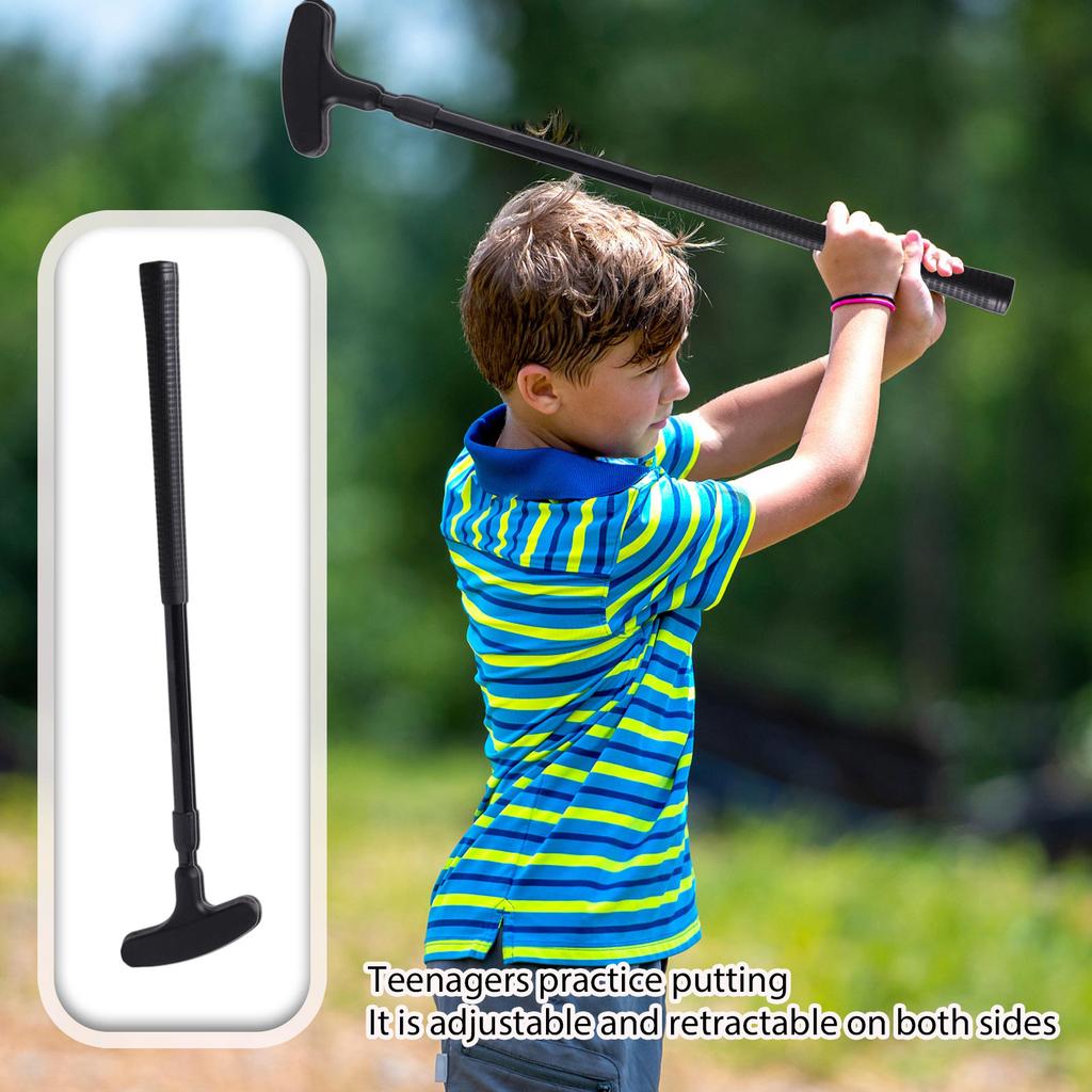 Double-sided Retractable Adjustable Golf Putter With Graduations (Junior Practice Model)