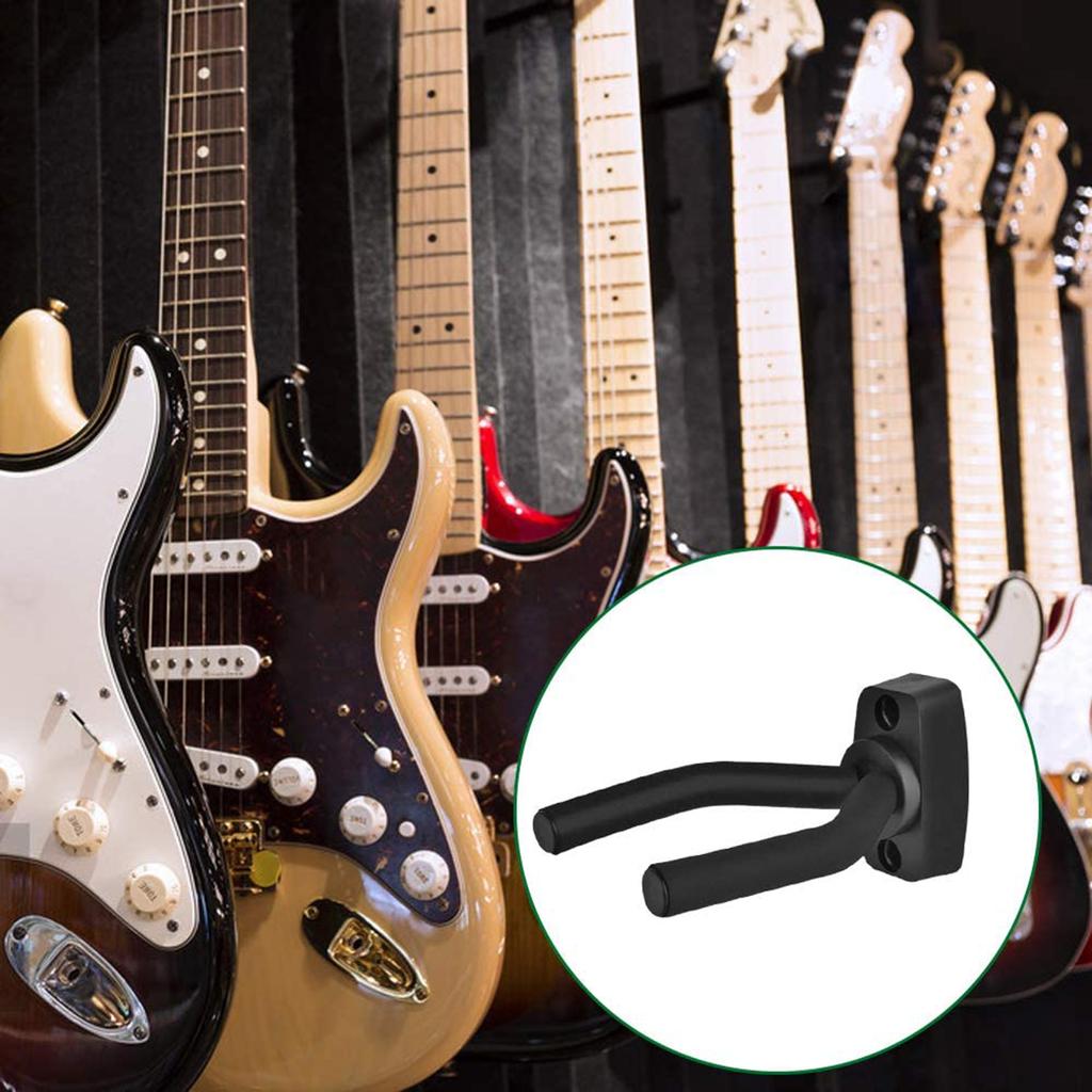 4 pçs cabides de guitarra montagem na parede suporte de guitarra guitarra ukulele baixo suporte exibição
