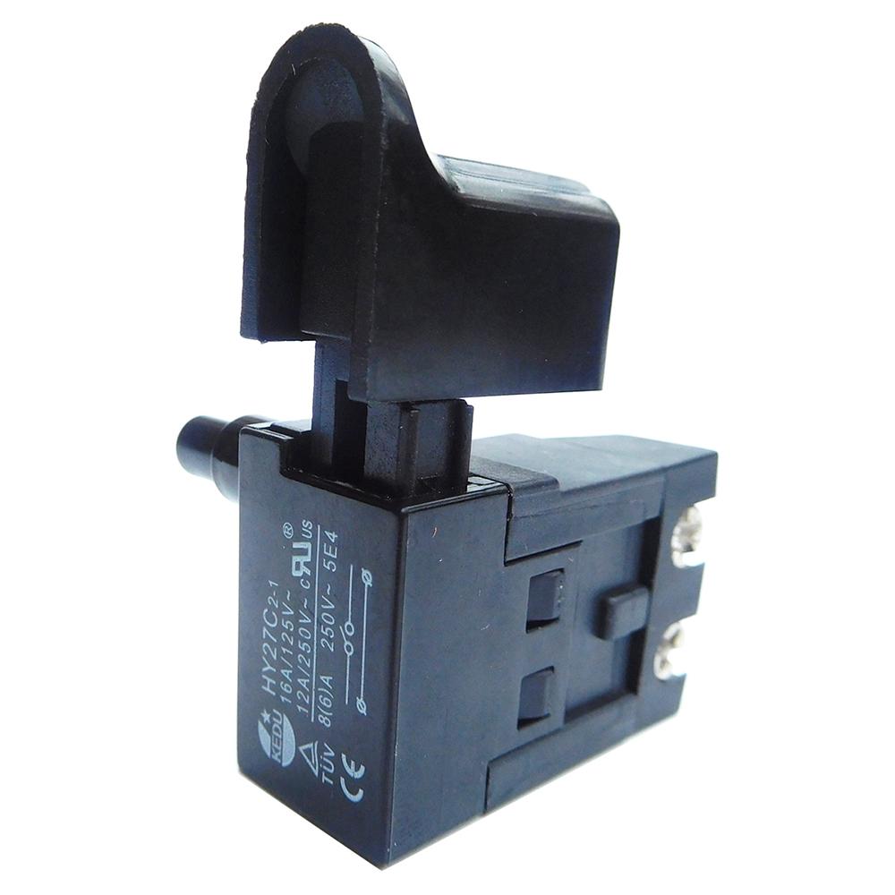 KEDU HY27C2-1 Elektrischer Einrast-Druckknopfschalter für Trennschleifer, Hammer, Kreissäge