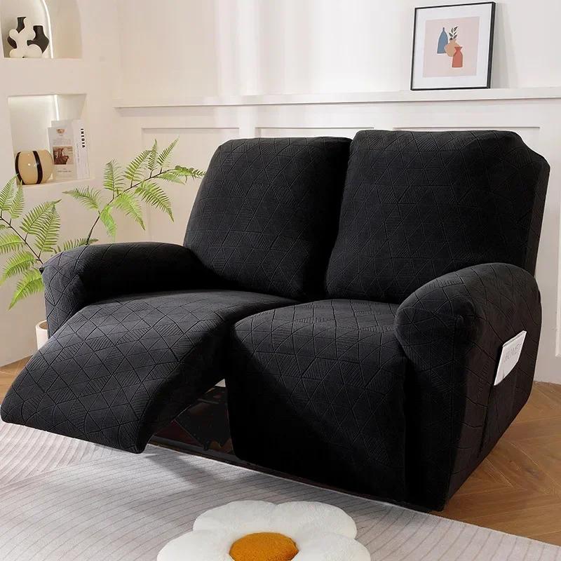 Recliner Sofa Cover Non-slip Massage  Sofa Cover All-inclusive Lounger Single Seater Couch Sofa Slipcover Armchair Cover