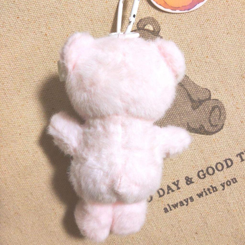 [USED] TEDDY ISLAND Teddy Island Plush Keychain (Pink)