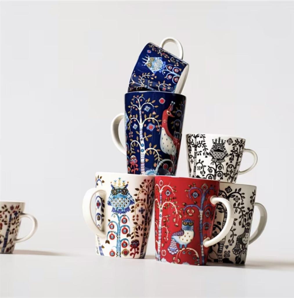 Iittala Taika Mug, 400ml, Black, 1012500 (Officially Imported)