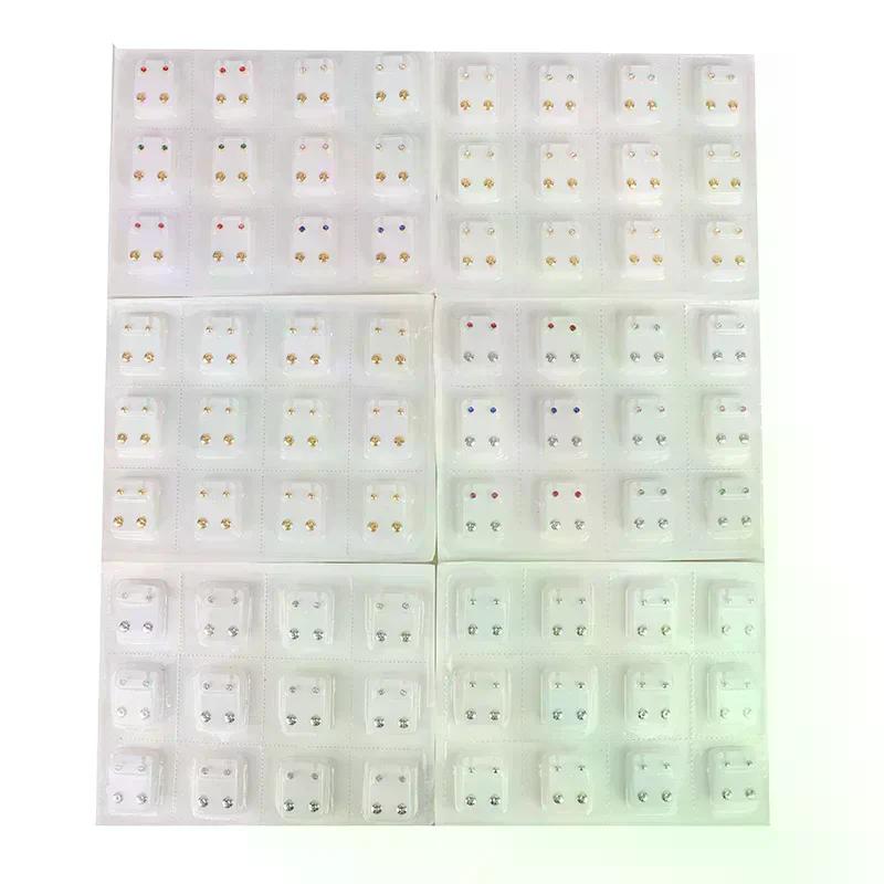 24 Stück Medizinische Ohrringe Piercing Werkzeug Ohrstecker Chirurgenstahl Ohrringe Damen
