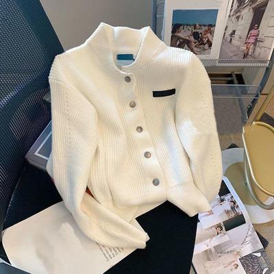 Pullover Strickjacke Jacke Frauen Frühling und Herbst Neue Lose O Hals Langarm Strickjacke Pullover Weibliche Top