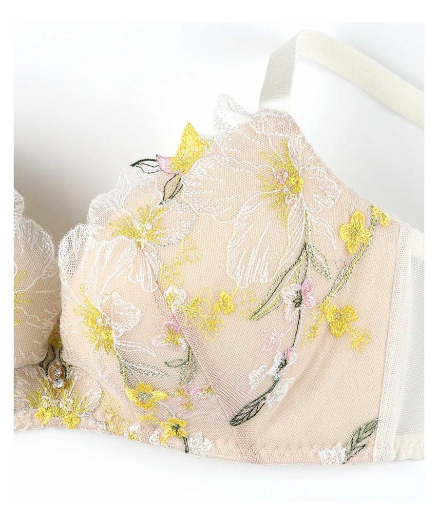 Amphi and Fits Glama-Rich Double-Boost Bra, BYJ395, Women's, IV, D65, Cleavage-Enhancing, Side-Slimming, Fullness-Maintaining, A-G Cups.