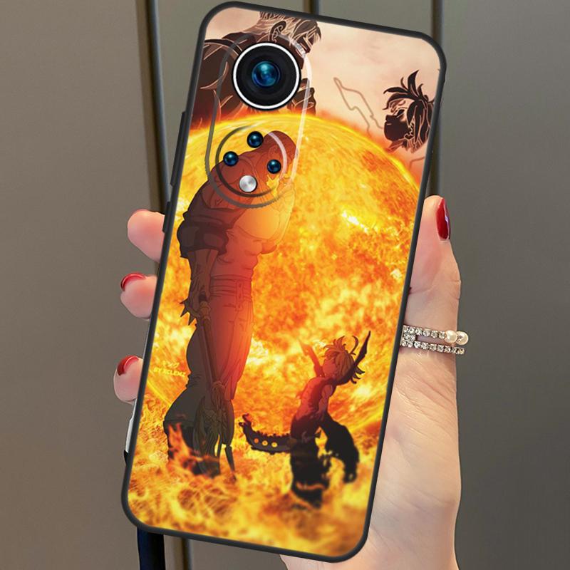 Escanor Seven Deadly Sins Pouzdro pro Honor 50 Pro Huawei P30 Lite P40 P20 P50 Pro P Smart Z 2019 Mate 20 Lite Kryt