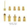 1 Set Premium Valve-Adapter Bike Tire Pump Inflator Nozzle Needle Adapters Kit Inflation Device Accessories for Air Compressor