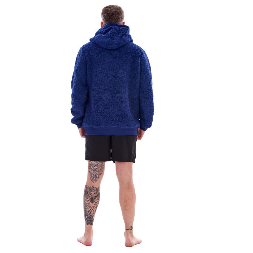 Keanu Mens Sherpa Half Zip Hoodie