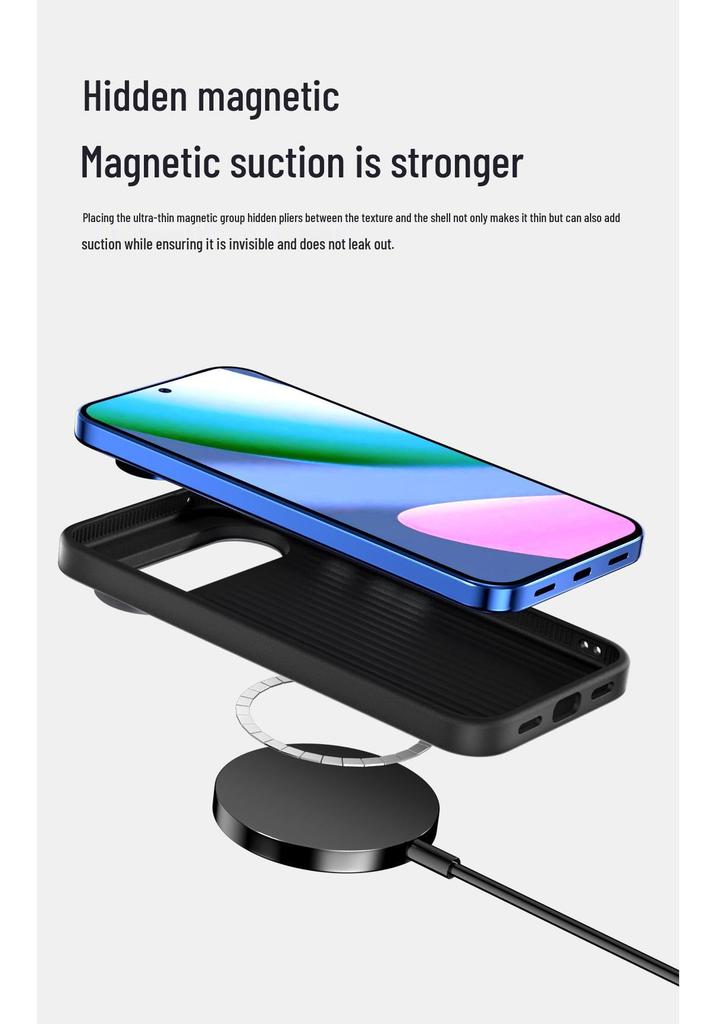 Google Pixel 11Pro XL Magnetic Soft Case - Full Coverage, Anti-fall Protection