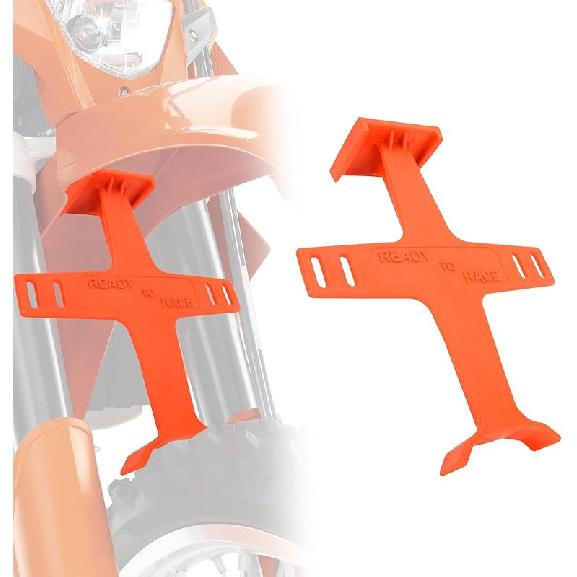 Universal Motorcycle Fork Guard Suspension Support Brace Transportation Tool Tie Down Seal Saver Protection Plastic For Dirt Bike Motocross