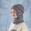 Childrens Acrylic Knit Hat And Scarf Set With Ear Protection For Winter Outdoor Wear