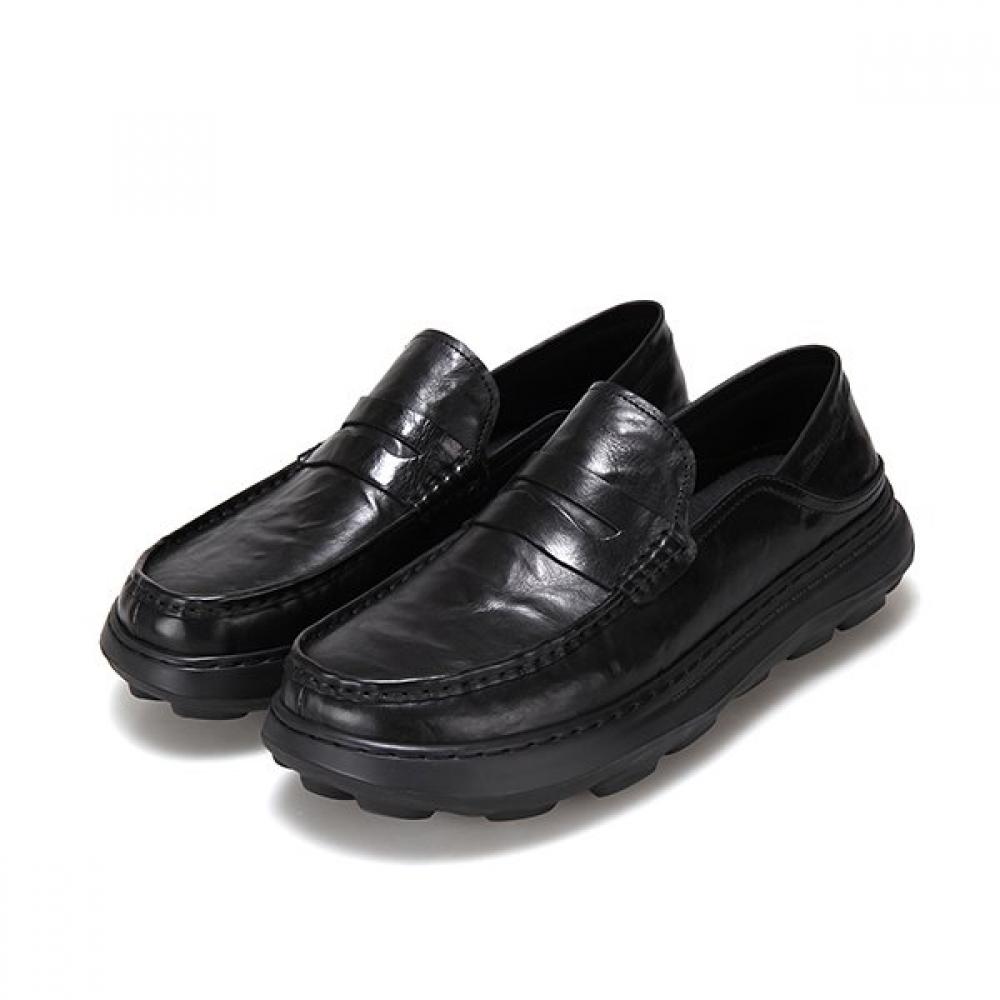 Barbara Cowhide ClaSSic Men S Penny Loafer 3cm Bmh103bk 255