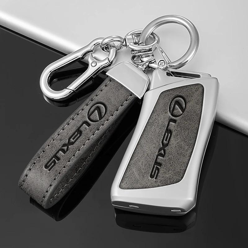 Leather Car Key Case Cover for Lexus UX250 UX260 Es Es350 UX200 UX250h ES200 ES300h ES350 US200 US260h 2018-2020 Car Accessories