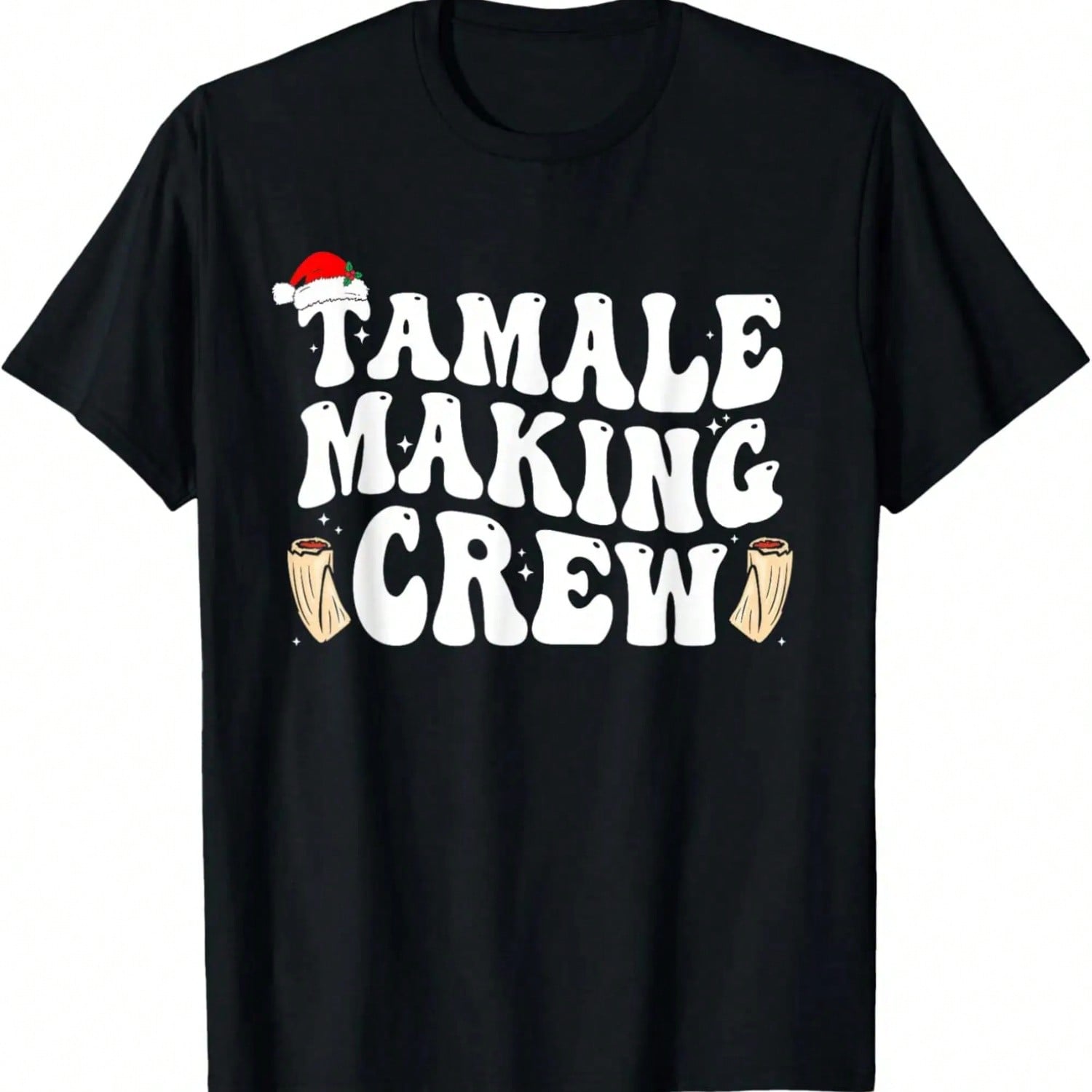 Christmas Tamale Making Crew Retro Funny T-Shirt.Jpg S