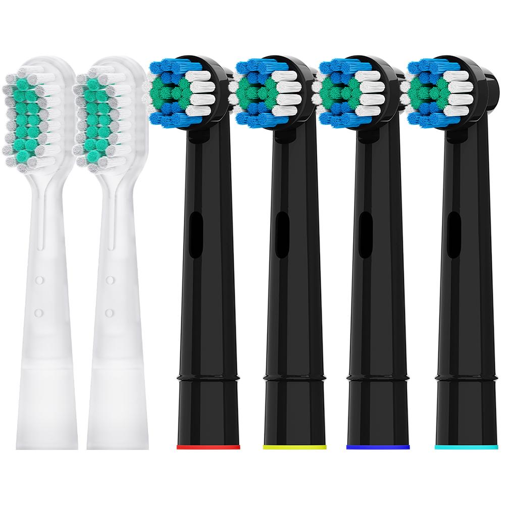 

Replacement Brush Heads with Oscillation & Vibration Toothbrush Head Compatible with Oral B Electric Toothbrush, for 1000 7000