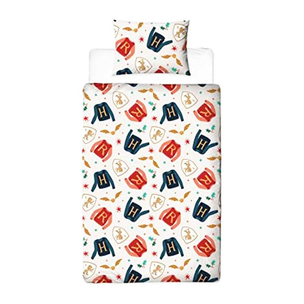 Harry Potter Reversible Christmas Duvet Set