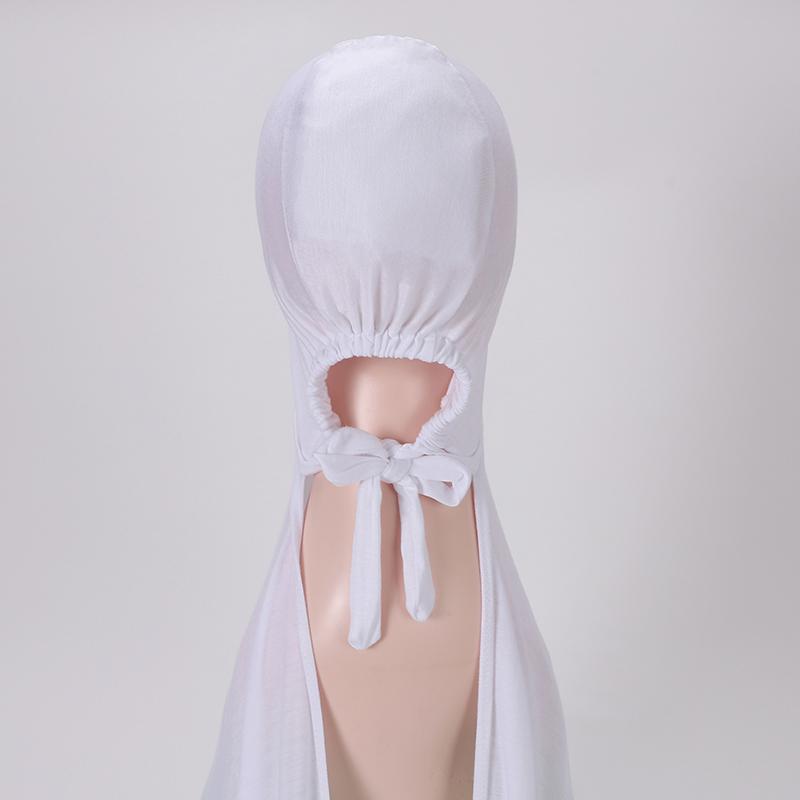 Muslim Modal Adjustable Scarf Rope Cap Jersey Lnstant Hijab Soft Turban Plain Shawl Solid Headband Wraps Foulard Femme