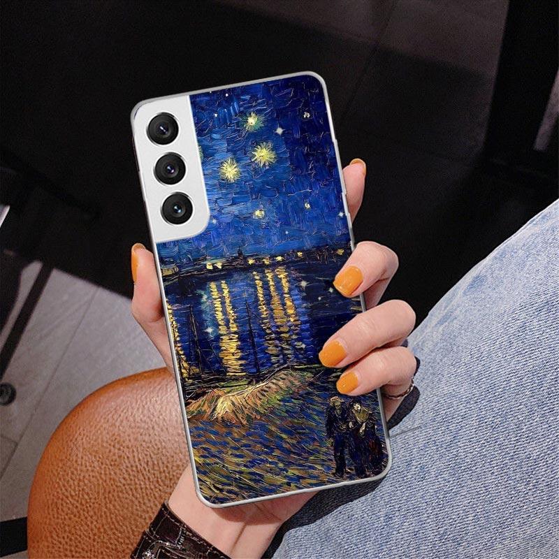 

Van Gogh Oil Art Painting Phone Case For Samsung Galaxy S24 S25 Edge S26 Ultra S23 S22 S21 Plus S20 FE + Personalized Print Cove Samsung S25 Plus