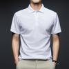 New Arrival Men's Fashion Solid Short Sleeve Polo Shirt Summer Breathable Comfortable Turn Down Collar Tops