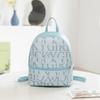 Multifunctional Printed Backpack Versatile Trend Large Capacity Zipper Student Bag Women's Satchel
