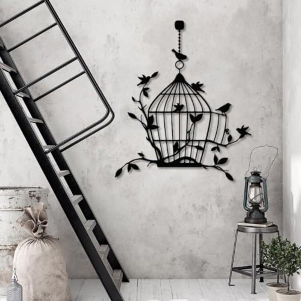 Weather Resistant Wall Decor Rust Proof Coating Wall Hanging Ornament Metal Wall Art  Bedroom