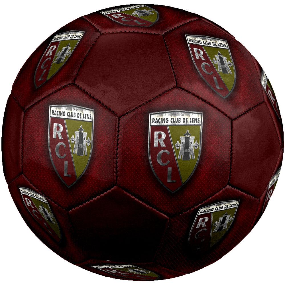 RC Lens Size 5 Soccer Ball, Machine-Stitched PVC, Durable & High Bounce, All Ages Fit, fan merchandise, matches & outdoor use.