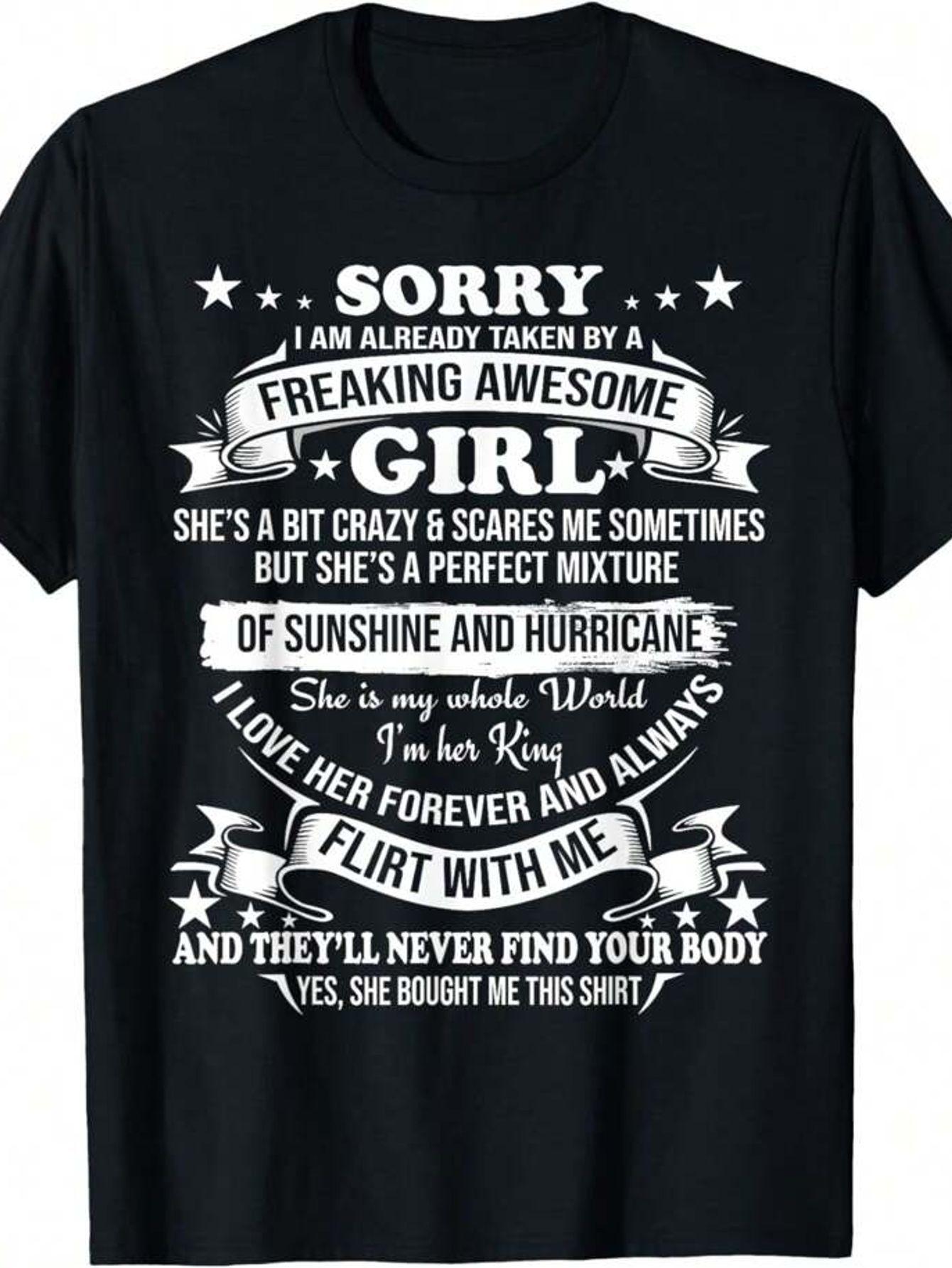 

Men S Fun Captivated by an Awesome Person Slogan T-Shirt | Humorous Couple Quotes XXXXL