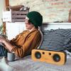 DOSS SoundBox H200 Bluetooth 50W Powerful 35 Hours Wireless Stereo High Portable Dual DSP Deep Coaxial Suitable for Speaker, Bamboo, Sound, Playback,