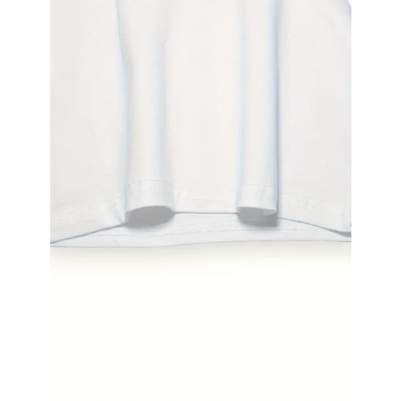 European Sizes Cotton Short Sleeve T-Shirt - Soft Breathable Summer Casual & Outdoor Sports Wear with Loose Fit Round Neck