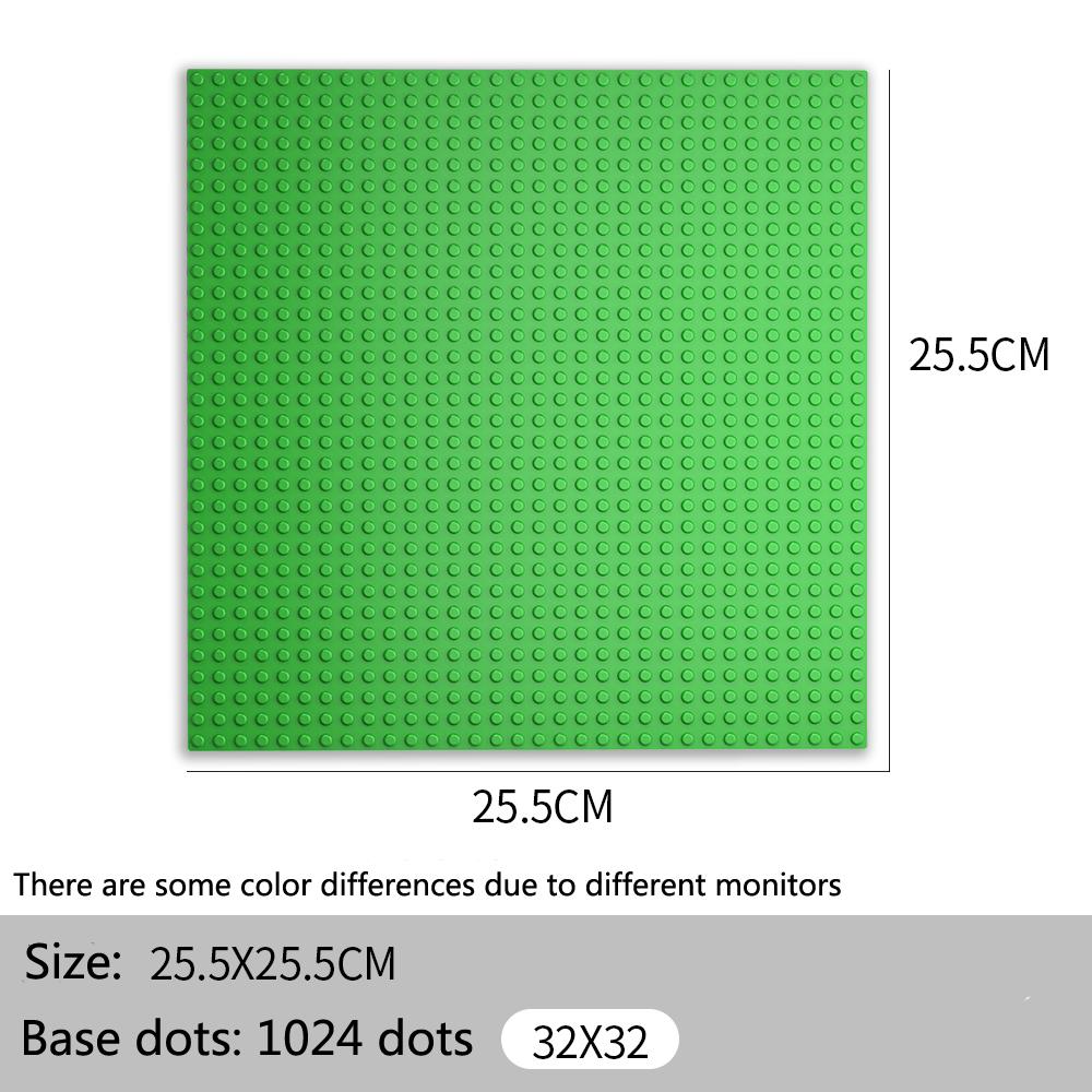 32*32 50*50 Dots Classic Base Plates Blocks DIY Small Size City Road Bricks Baseplates Construction Building Toys For Kids Gifts