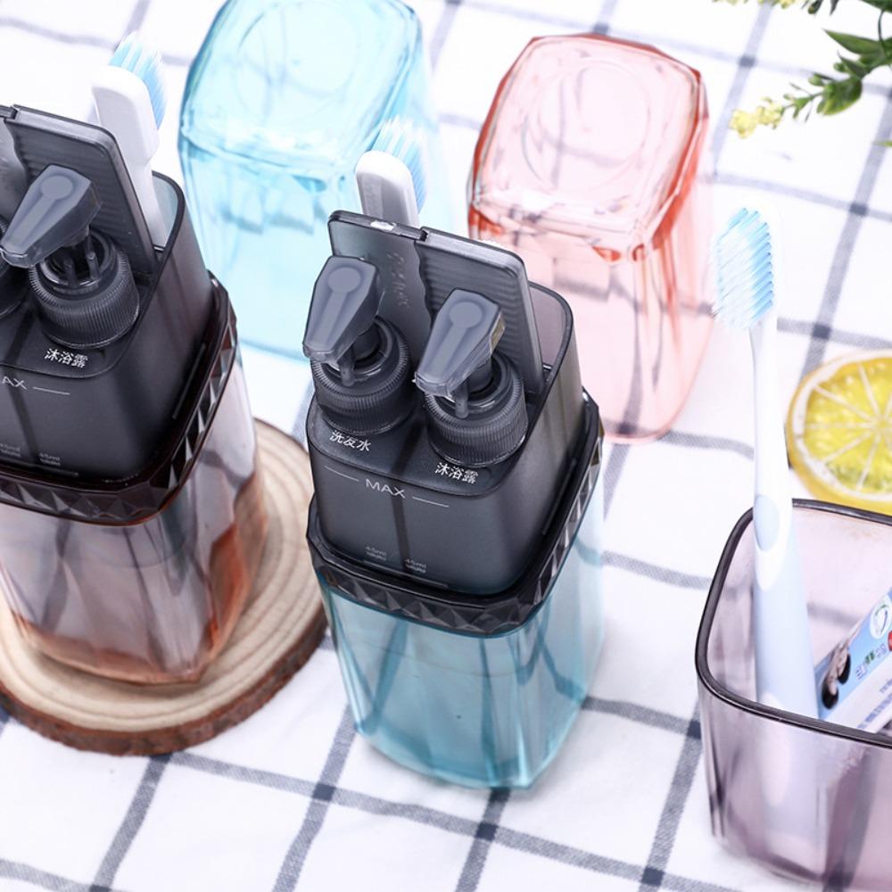 6 in 1 Travel Toothbrush Cup Fall-resistant Toothbrush Case Travel Mouthwash Cup  Business Trip