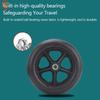 6 Inch Wheel Smooth Flexible Heavy Duty Wheelchair Front Castor Solid Tire Wheel Wheelchair Replacement Parts